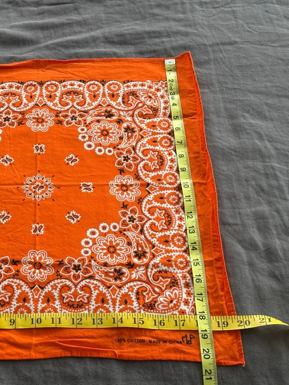 Lot of Skull Gas Mask Cotton Bandanas Black (4) + Orange Paisley Bandanas (2)